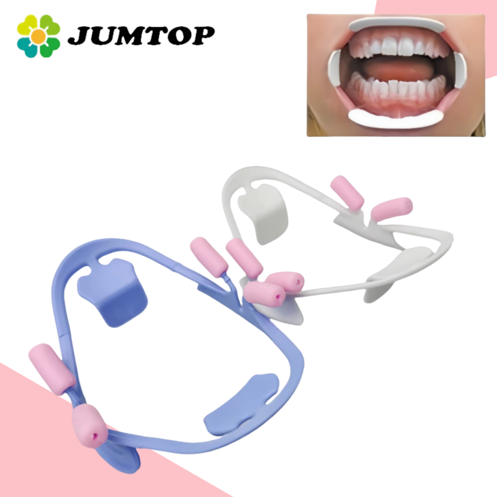 Teeth Whitening Procedure - Dental 3D Cheek Retractor, O-Shape Lip