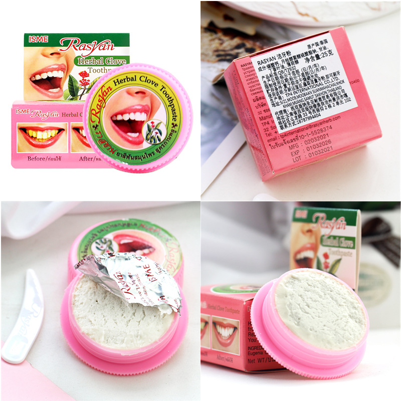 Thailand RASYAN Herbal Clove T - Teeth Whitening In Thailand avaliação e preço