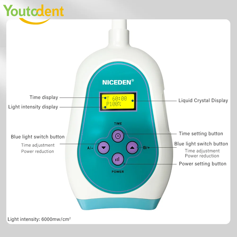 50W Dental Touch Screen 3 Colo - Teeth Whitening/Bleaching avaliação e preço
