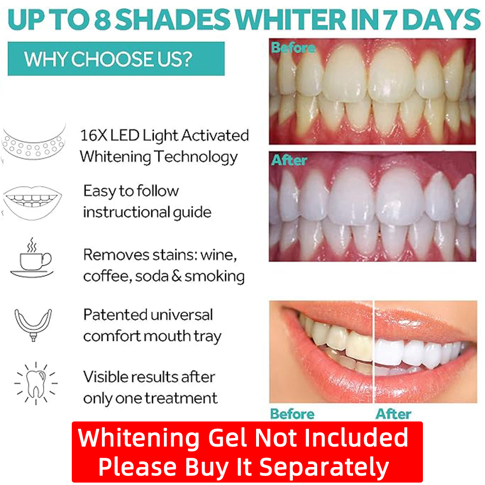 Vaclav Teeth Whitening Light K - Teeth Whitening Led Kit avaliação e preço