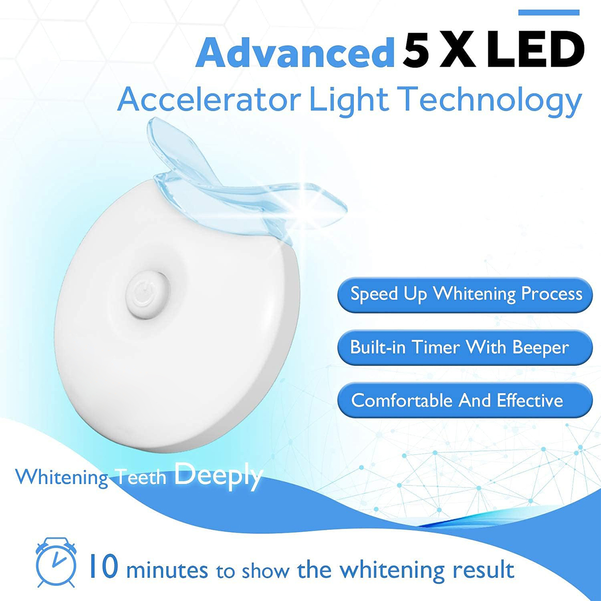Teeth Whitening Kit - 5X LED L - Teeth Whitening Led Kit avaliação e preço