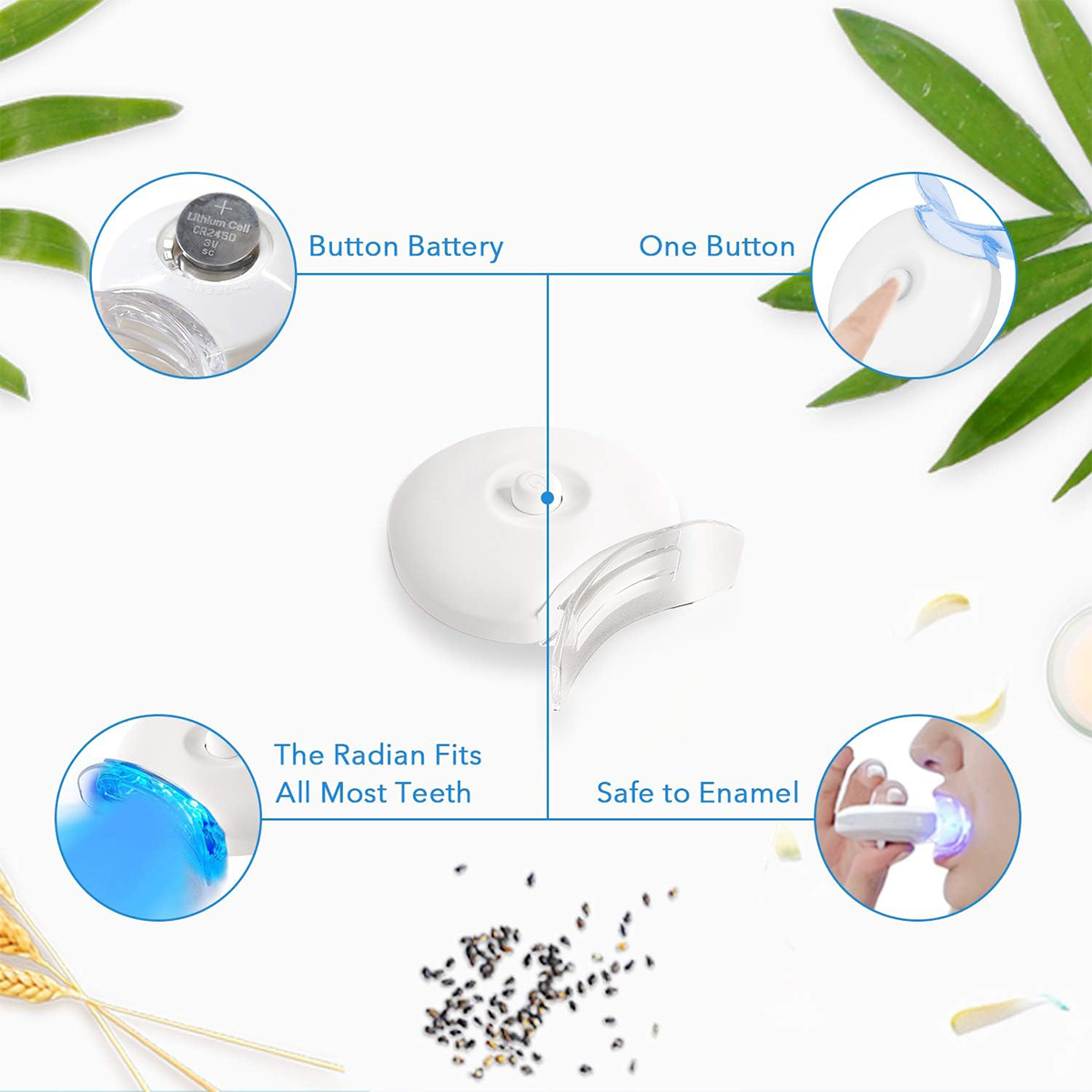 Teeth Whitening Kit - 5X LED L - Teeth Whitening Led Kit avaliação e preço