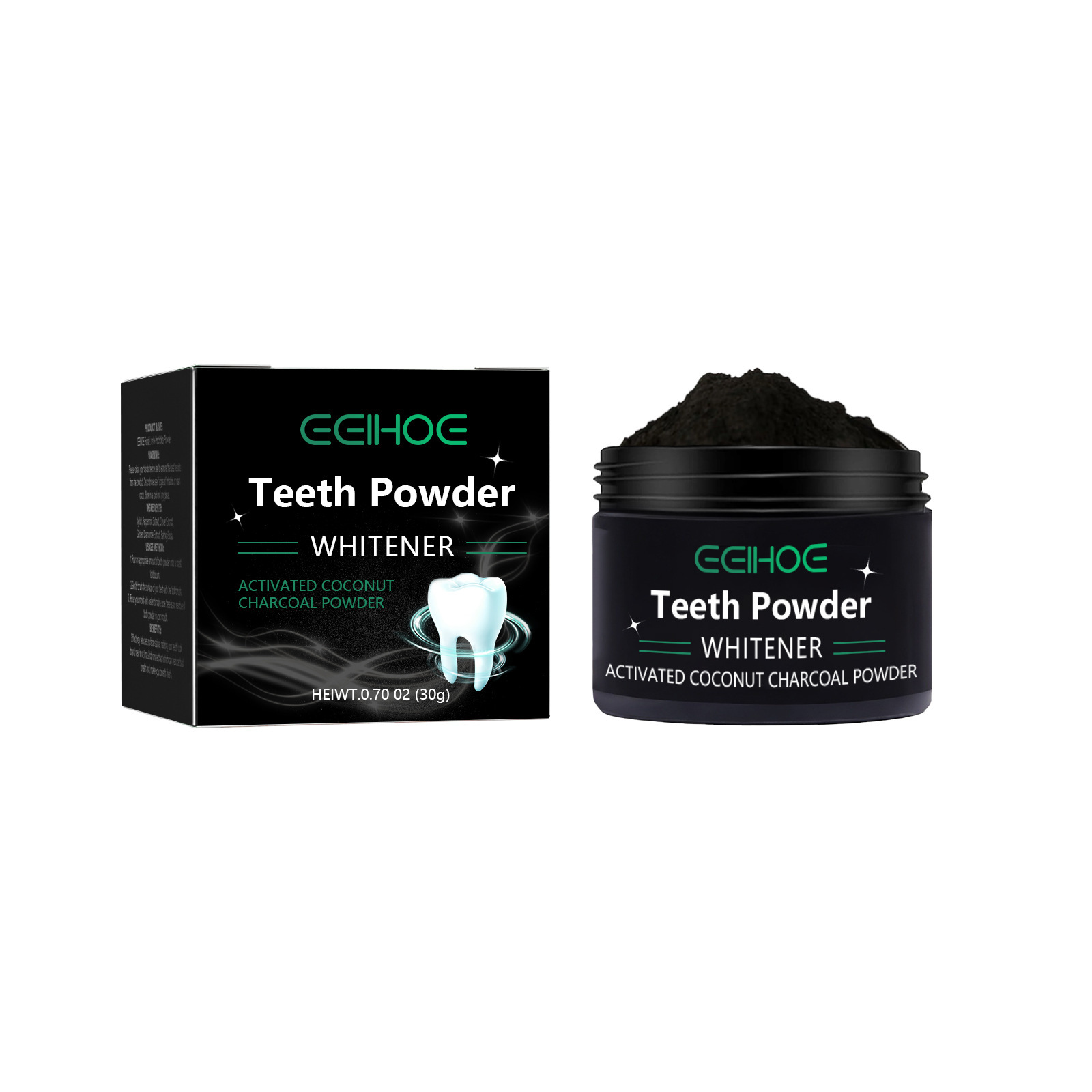 EELHOE Charcoal Powder for Tee - Teeth Whitening Charcoal Powder avaliação e preço