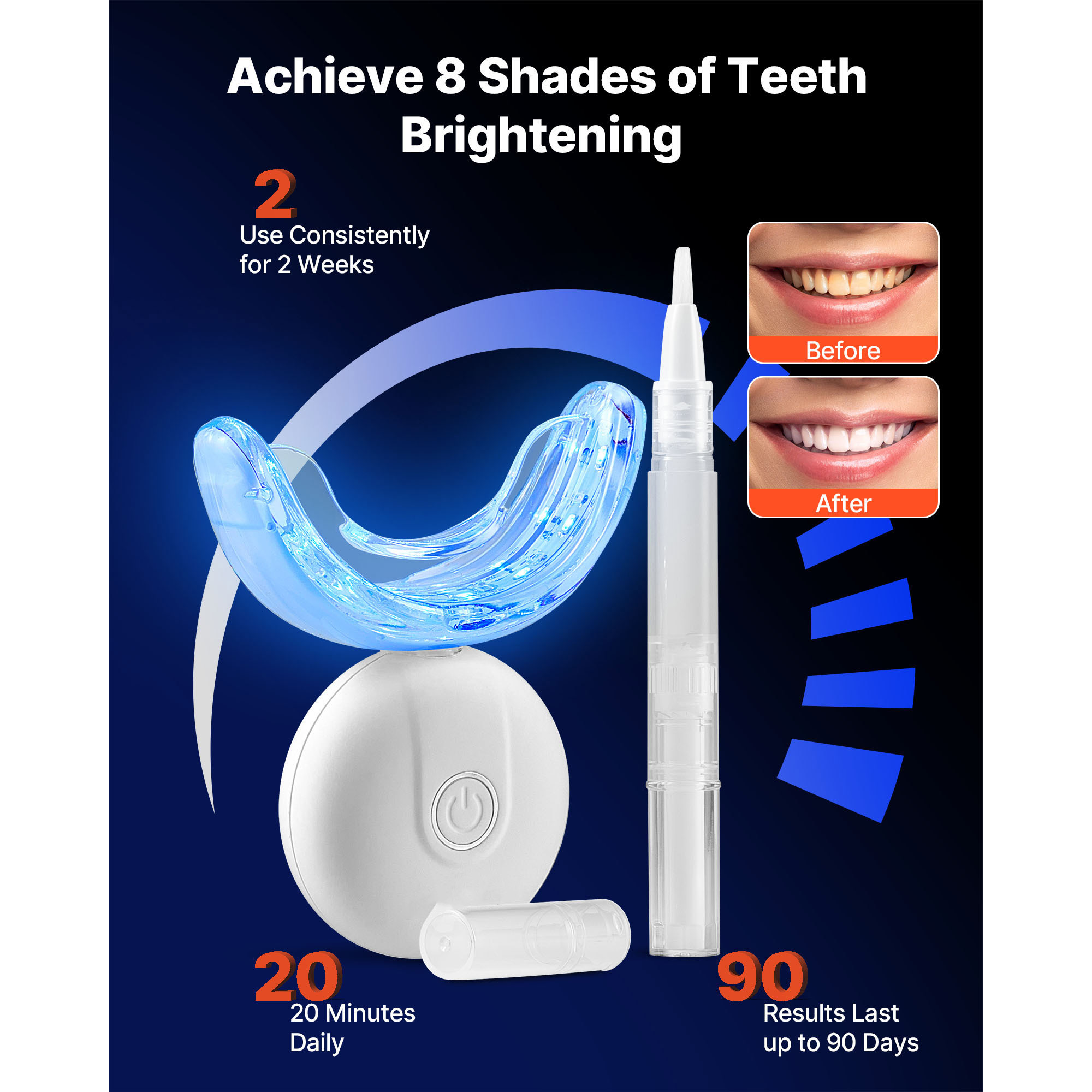 SucceBuy Teeth Whitening Kit w - Teeth Whitening Led Kit avaliação e preço