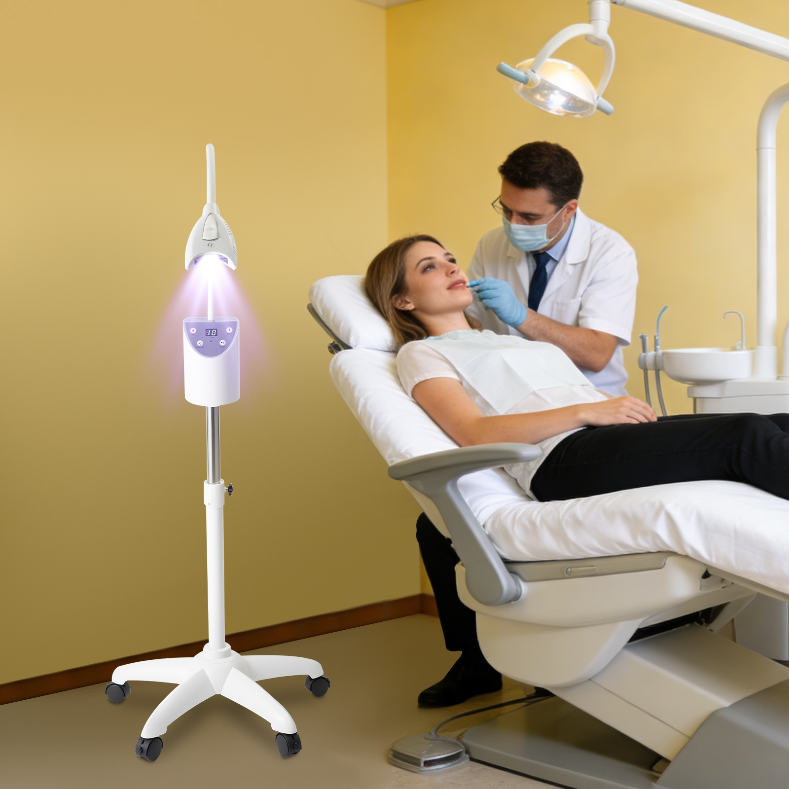 LED Teeth Whitening Lamp 2000m - Teeth Whitening With Blue Light avaliação e preço