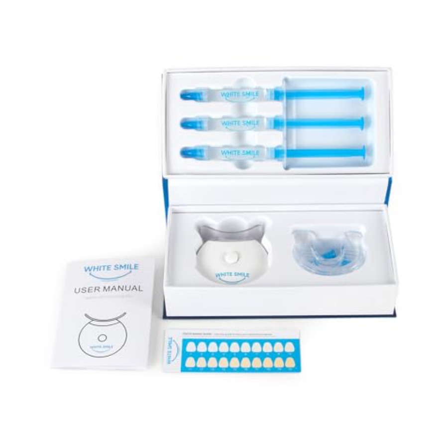 WHITE SMILE Teeth Whitening Ki - Teeth Whitening Led Kit avaliação e preço