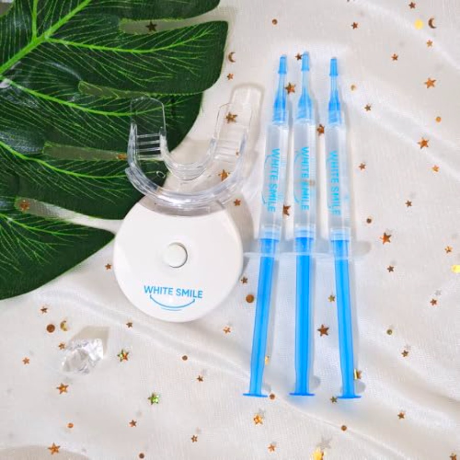 WHITE SMILE Teeth Whitening Ki - Teeth Whitening Led Kit avaliação e preço