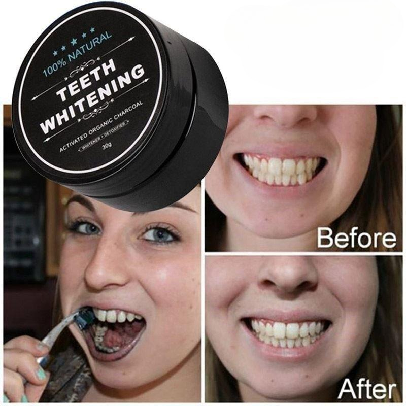 1 Box Activated Charcoal Teeth - Teeth Whitening Charcoal Powder avaliação e preço