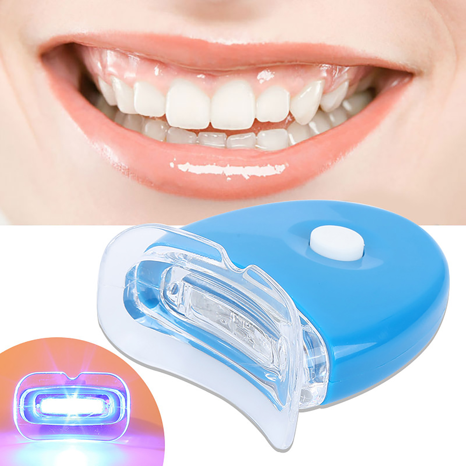 Teeth Whitening Accelerator Li - Teeth Whitening Led Kit avaliação e preço