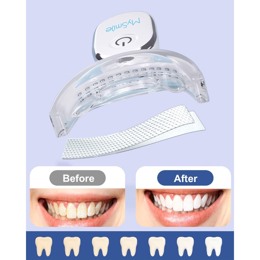 Teeth Whitening Strips Kit wit - Teeth Whitening Led Kit avaliação e preço