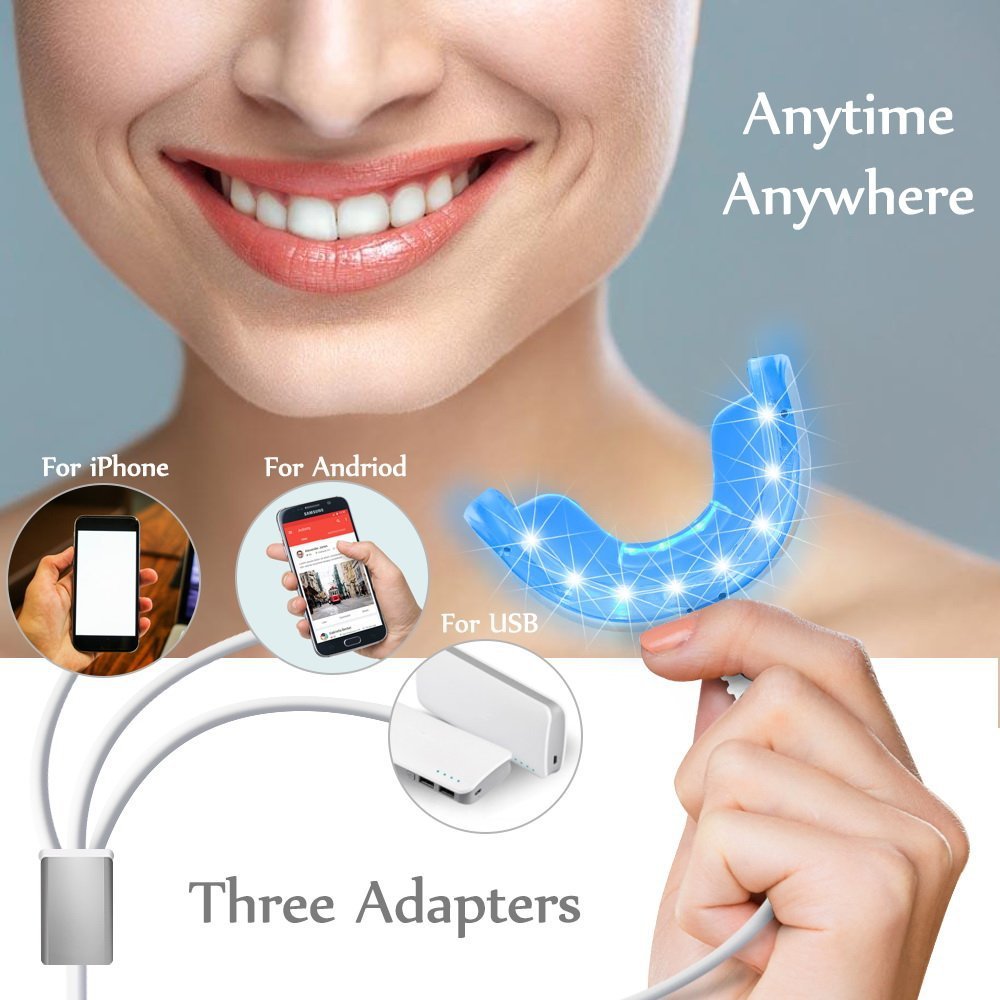 3 in1 Teeth Whitening Lamp 16  - Teeth Whitening With Blue Light avaliação e preço