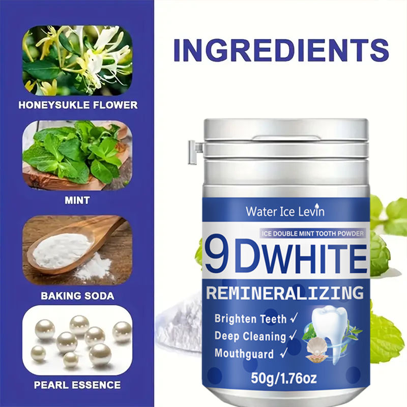 9D White Remineralizing Tooth  - Teeth Whitening Charcoal Powder avaliação e preço