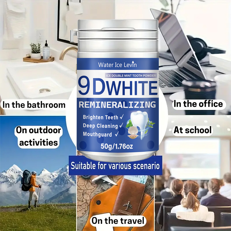 9D White Remineralizing Tooth  - Teeth Whitening Charcoal Powder avaliação e preço