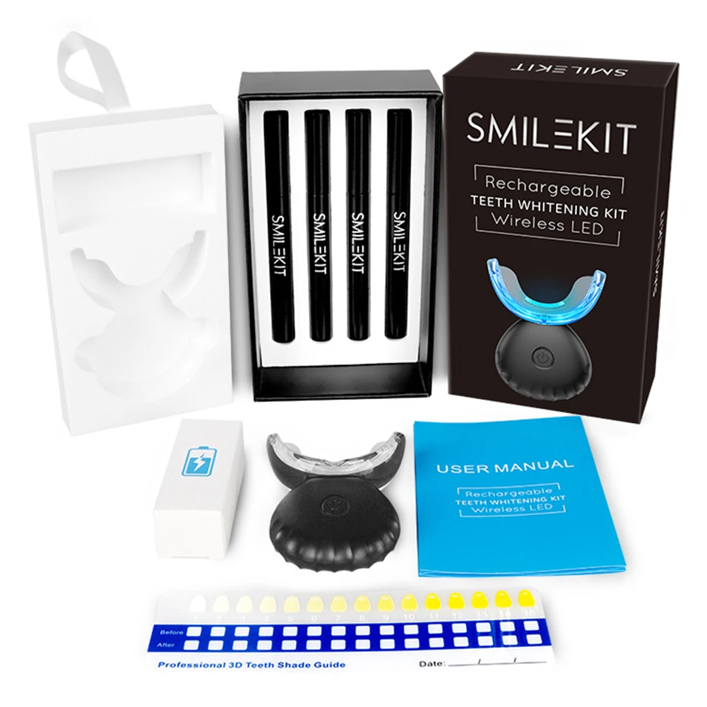 Dental Teeth Whitening Kit Min - Teeth Whitening With Blue Light avaliação e preço
