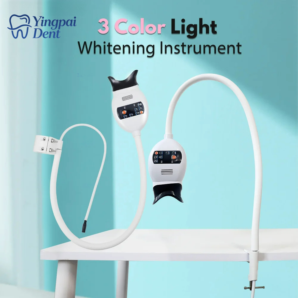 Adjustable 3 Colors LED Teeth  - Teeth Whitening/Bleaching avaliação e preço