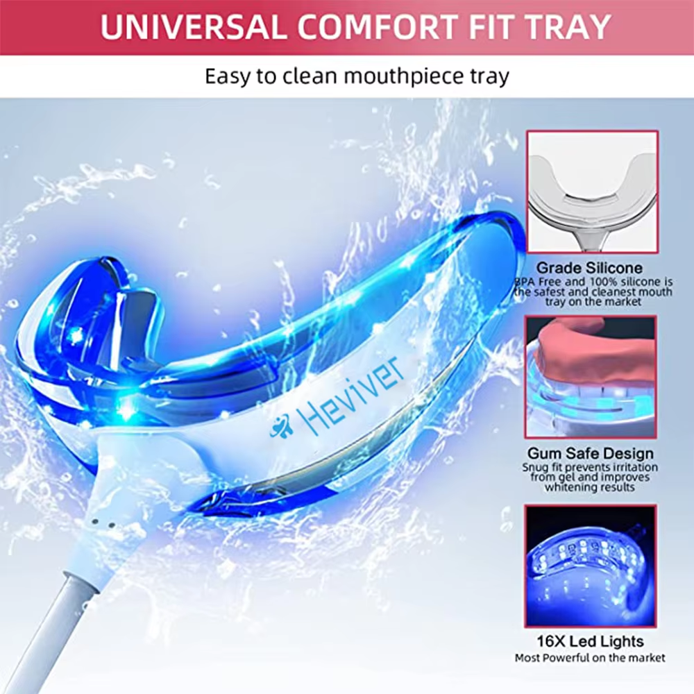 3 in 1 LED Teeth Whitening Lig - Teeth Whitening Led Kit avaliação e preço