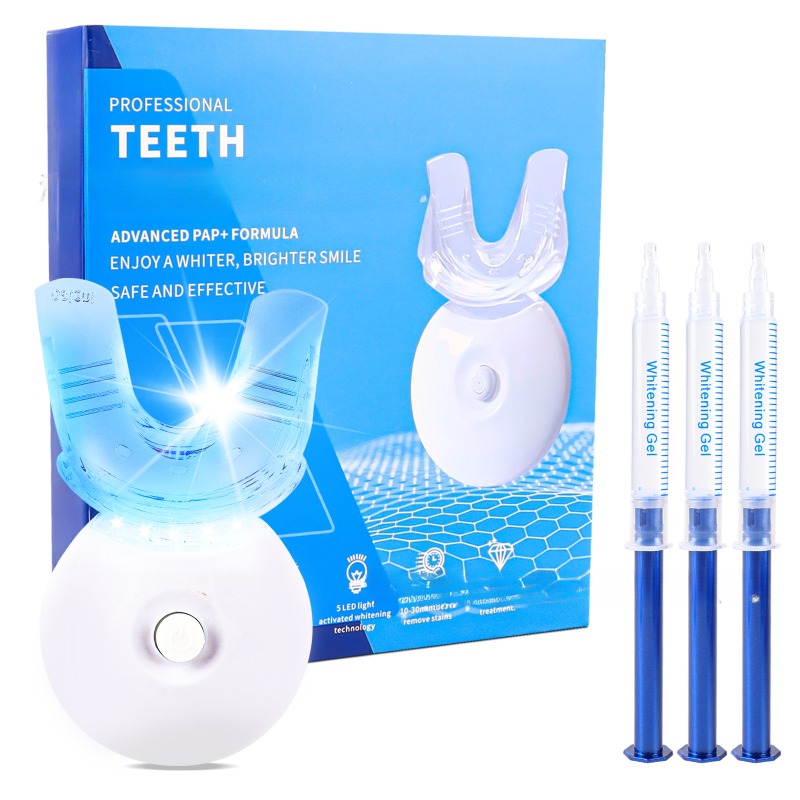 1 Set Clean Oral Cavity Teeth  - Teeth Whitening Led Kit avaliação e preço