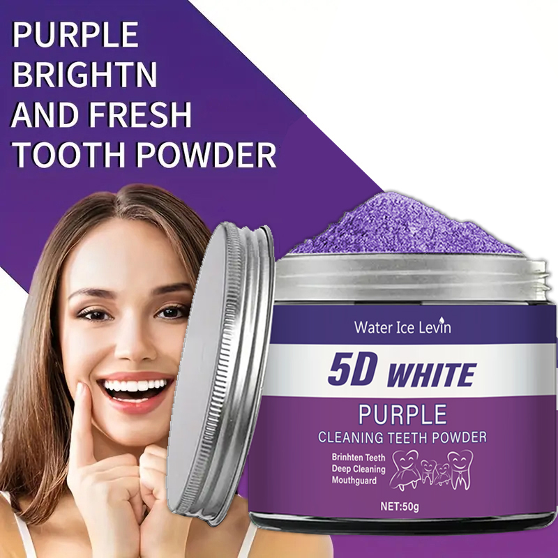 Purple Teeth Whitening Powder, - Teeth Whitening Charcoal Powder avaliação e preço
