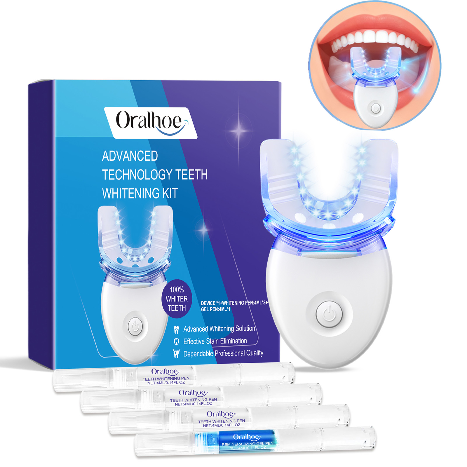 Professional Teeth Whitening L - Teeth Whitening With Blue Light avaliação e preço