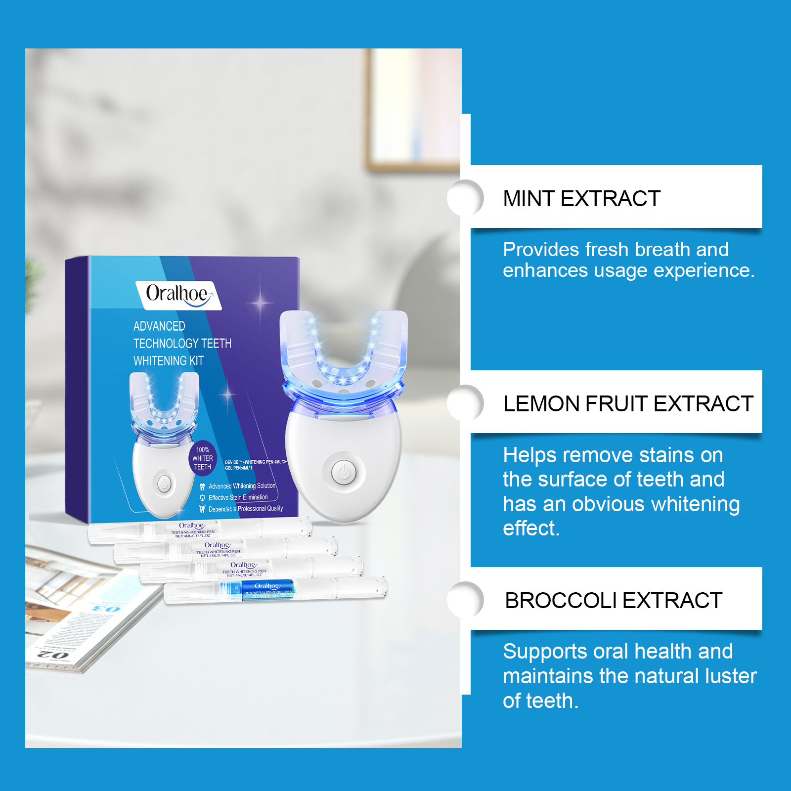 Professional Teeth Whitening L - Teeth Whitening With Blue Light avaliação e preço