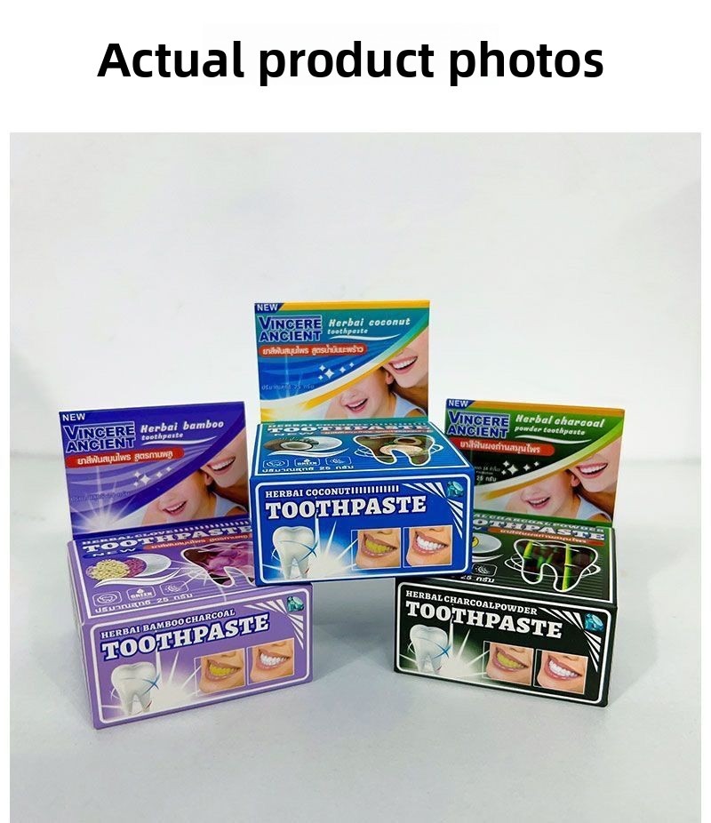 Natural Thai VINCERE Tooth Pow - Teeth Whitening Charcoal Powder avaliação e preço